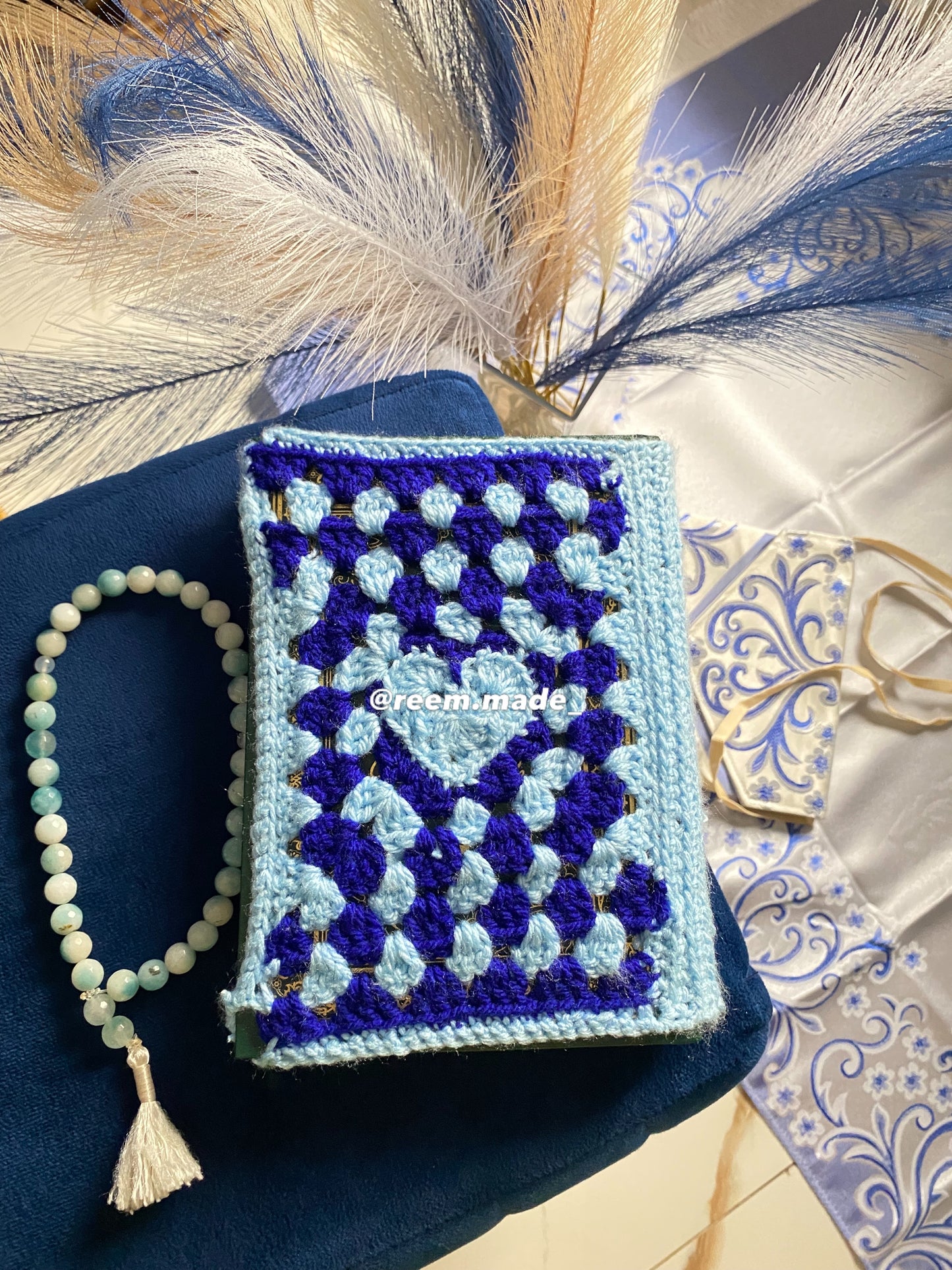 Crochet Book Cover