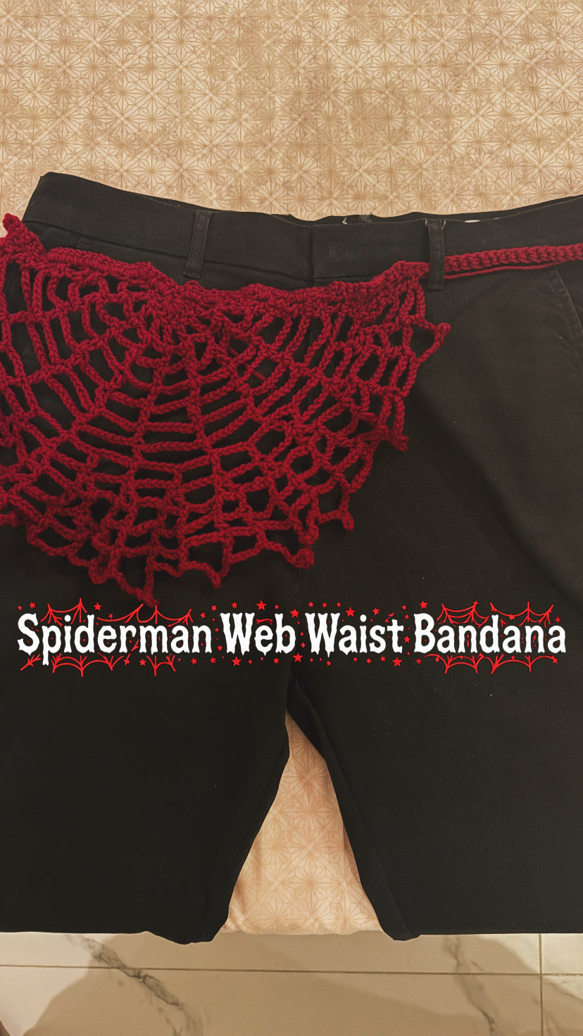 Spider Web Waist Bandana