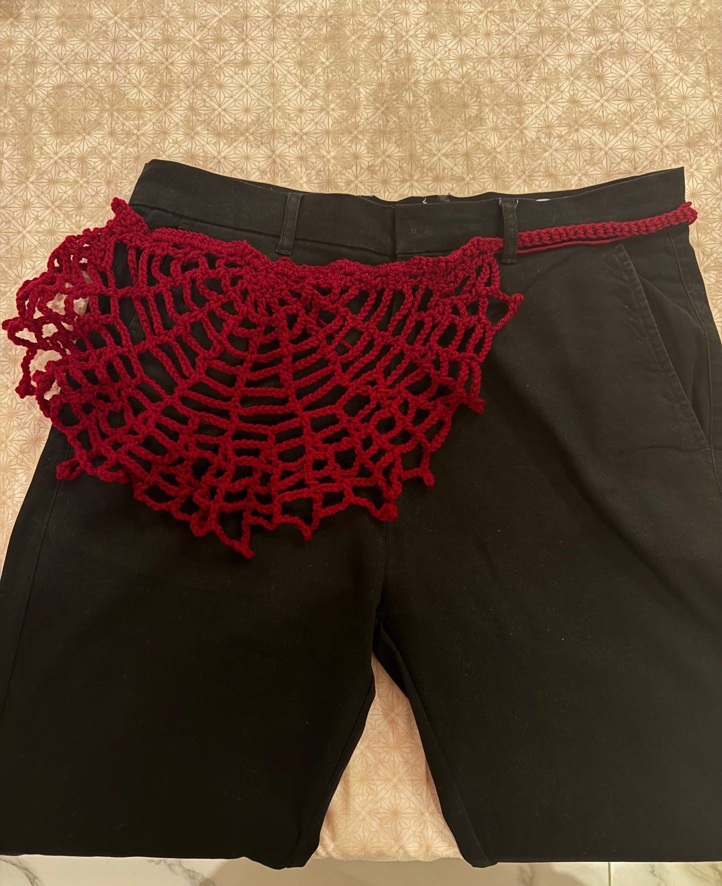 Spider Web Waist Bandana